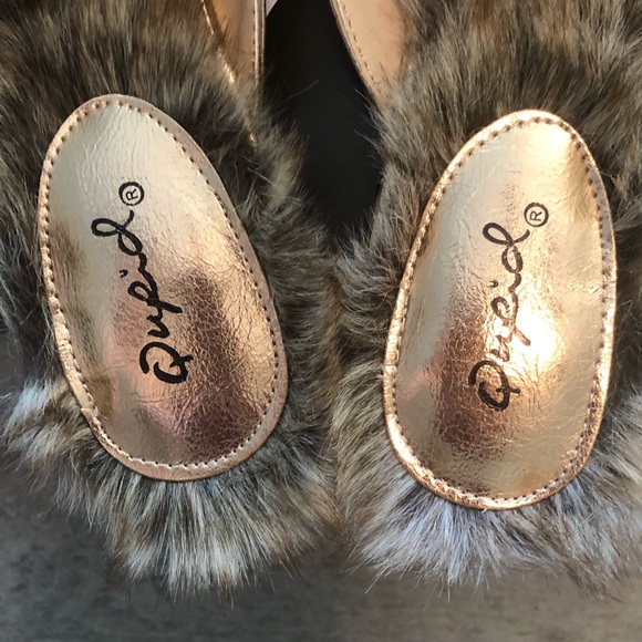 Qupid Rose Gold Mule - Picture 7 of 8